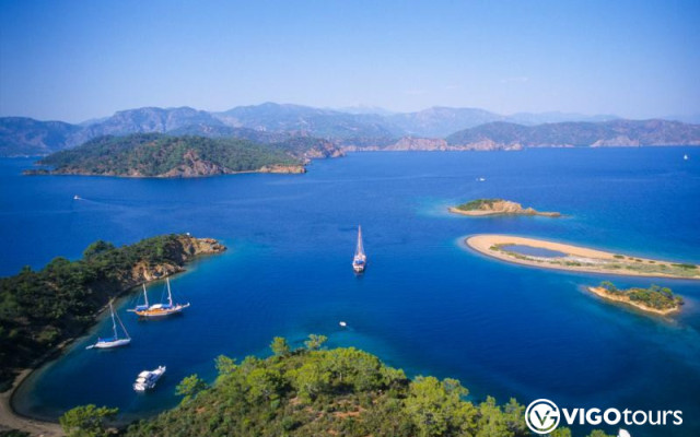Blue cruise from Fethiye to Gocek