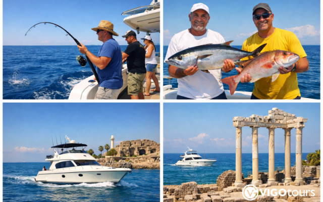 Частный тур в Сиде – морская рыбалка на крупных рыб