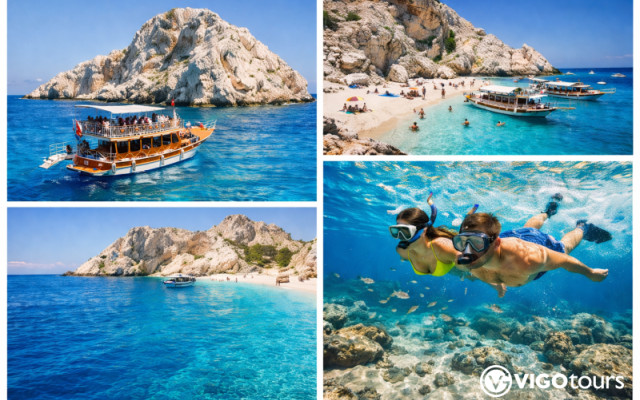 Suluada Island Tour – Boat Trip from Adrasan Bay