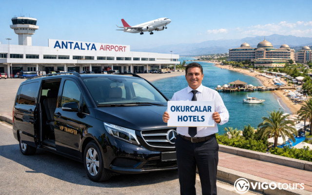 Transfer from Antalya Airport to Hotels in Okurcalar