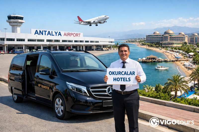 Transfer z lotniska w Antalyi do hoteli w Okurcalar