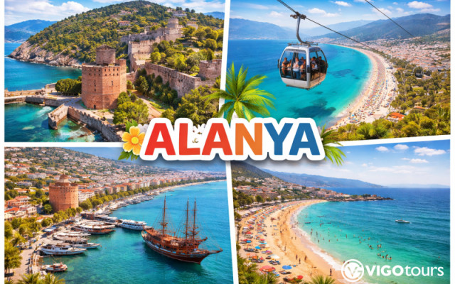 Alanya Stadtrundfahrt: Burg, Seilbahn, Strand und Dimçay