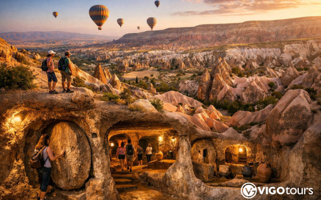Kapadokya Güney Turu — Kaymaklı Yeraltı Şehri ve Kızıl Vadi