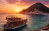 Antalya ve Kemer’den Suluada Adası Gün Batımı Tekne Turu — 7/9