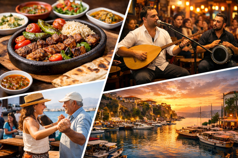Antalya’da Lezzet, Müzik, Eğlence ve Gerçek Yaşam Ruhu