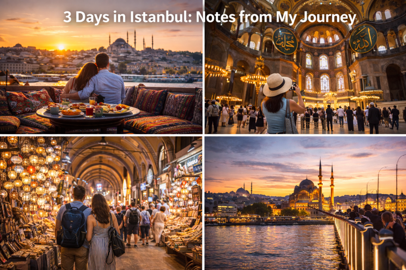 3 Days in Istanbul: Notes from My Journey