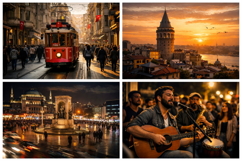 Beyoğlu & Taksim: The Light, Shadow, and Living Rhythm of Istanbul