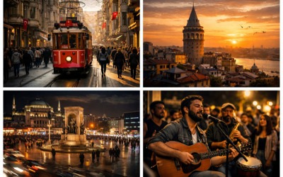 Бейоглу и Таксим: Свет, тень и живой ритм Стамбула