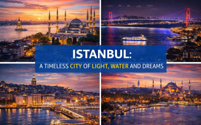 İstanbul: Işık, Su, Tarih ve Sonsuz Düşlerin Efsane Şehri