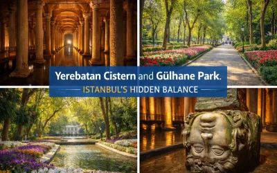 Yerebatan-Zisterne und Gülhane-Park: Istanbuls Balance