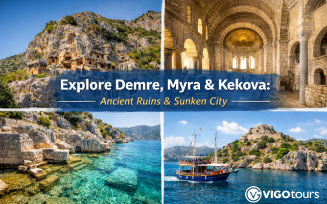 Alanya-Tour: Antike Stadt Myra und versunkene Stadt Kekova