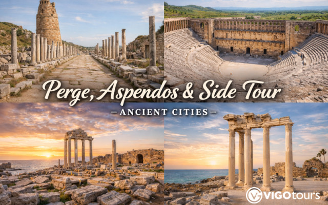 Экскурсия из Анталии: Перге, Аспендос, Сиде — лучшие места