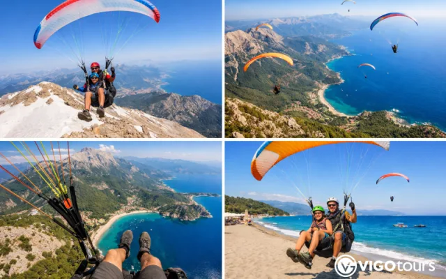Erleben Sie Gleitschirmfliegen in Antalya vom Tahtalı Berg