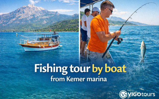 Fishing tour by boat from Kemer marina