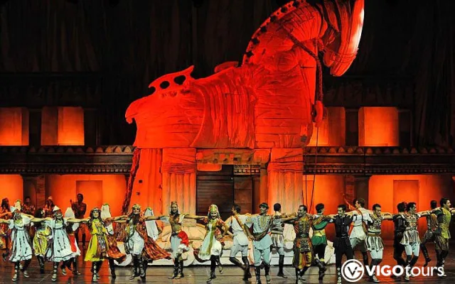 Kemer: TROY dance show at Aspendos arena — 1/11