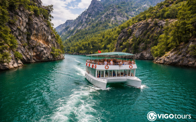 Зеленый Каньон Турция: Экскурсия на Лодке из Белека