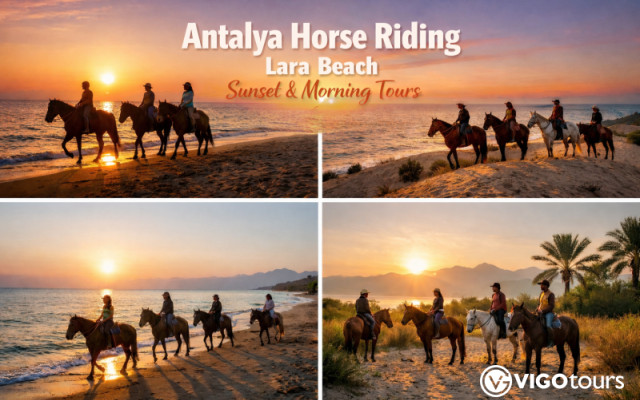 Antalya Horse Riding Lara Beach | Sunset & Morning Tours