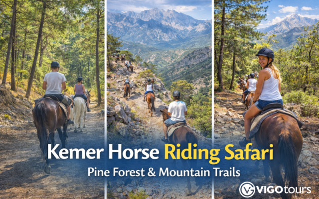 Kemer Horse Riding Safari | Pine Forest & Mountain Trails