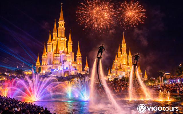 Experience the Land of Legends Night Show Near Antalya