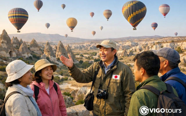 Japonca Rehber Eşliğinde Garantili Hareketli Kapadokya Turu