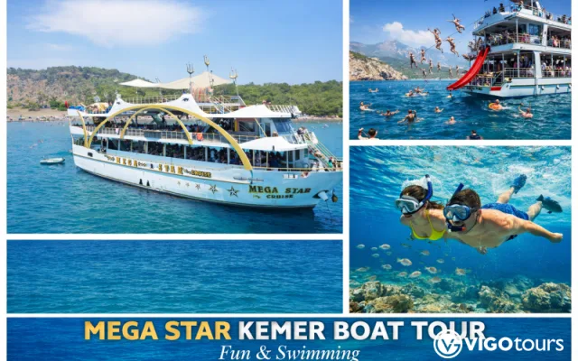 Mega Star Kemer Bootstour – Schwimmen & Spaß