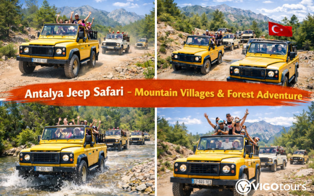 Antalya Jeep Safari – Mountain Villages & Forest Adventure