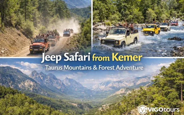 Jeep Safari from Kemer – Taurus Mountains & Forest Adventure