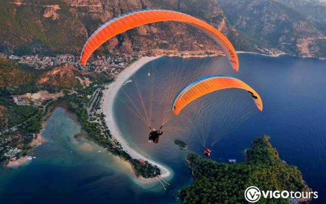 Blue Lagoon Paragliding in Fethiye, Ölüdeniz Turkey Tandem