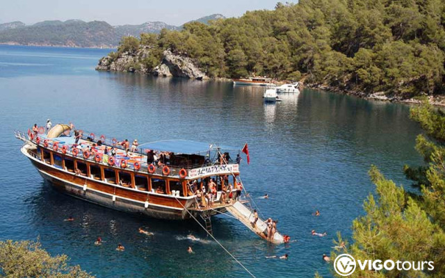 Marmaris All-Inclusive Bootstour: Schwimmen und Entspannen