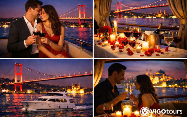 Rejs Walentynkowy po Bosforze z Kolacją i Napoje Wliczone