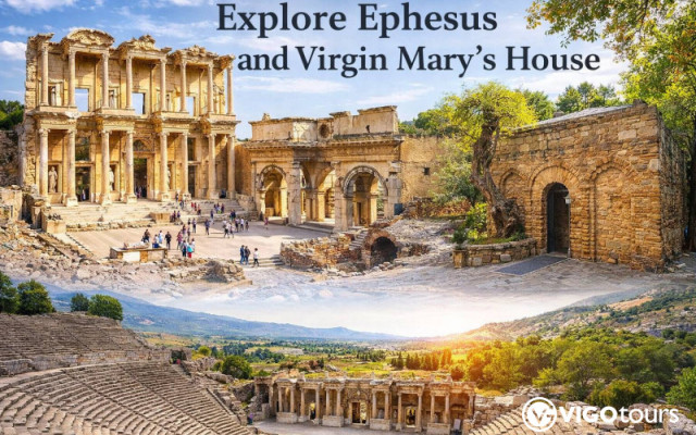 Efez i Dom Marii Dziewicy Wycieczka Samolotem z Stambułu