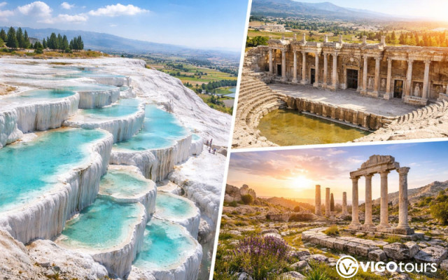 Codzienna Wycieczka do Pamukkale samolotem z Stambułu