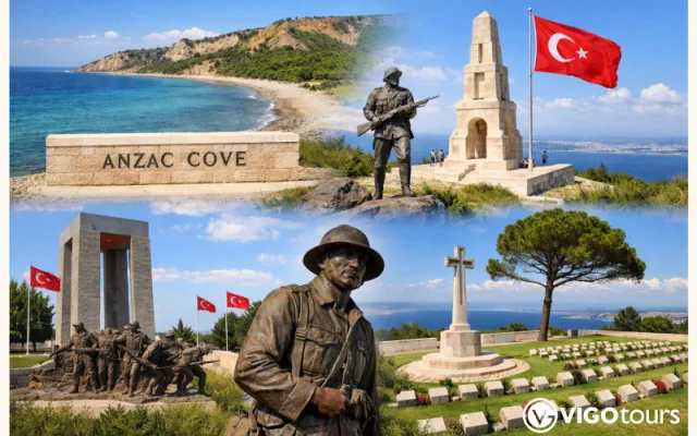 İstanbul’dan Gelibolu’ya Tam Gün Tur ANZAC Koyu ve Anıtlar