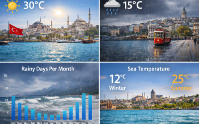 Explore Istanbul’s Climate: Weather, Rainfall, and Sea Temperatures