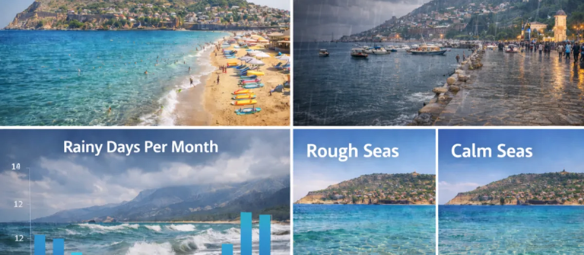Discover Alanya’s Weather: Temperatures, Rainfall, and Sea Conditions