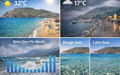 Discover Alanya’s Weather: Temperatures, Rainfall, and Sea Conditions