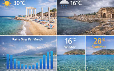 Сиде: Погода, Осадки и Море Круглый Год