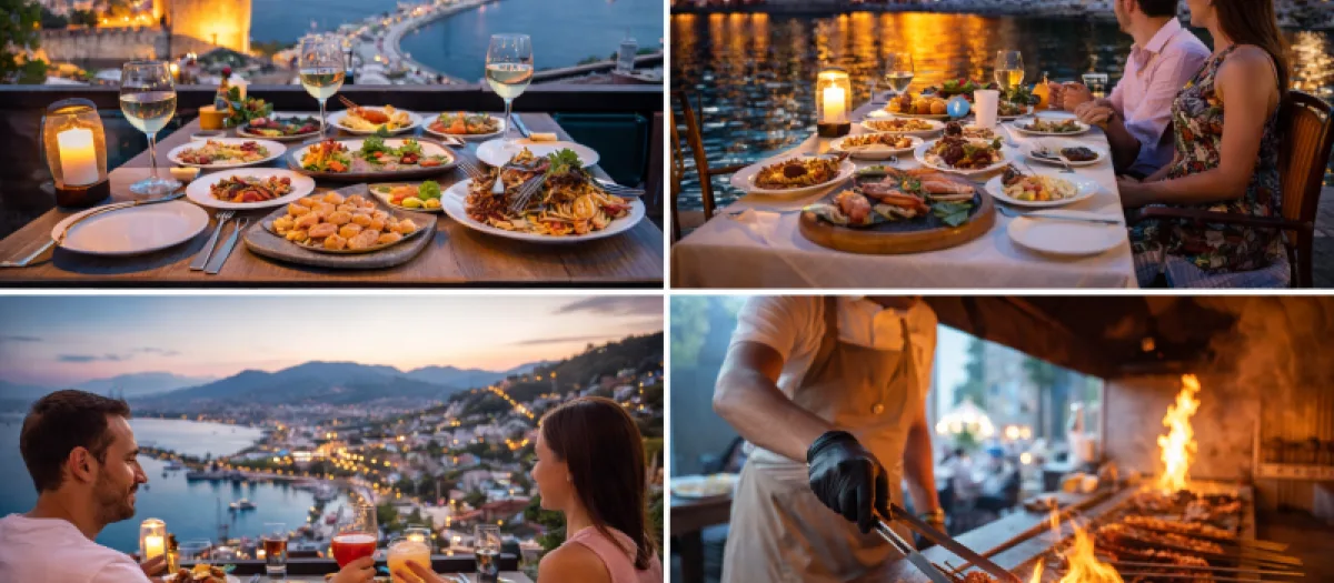 Top 20 Restaurants in Alanya für ein unvergessliches Erlebnis