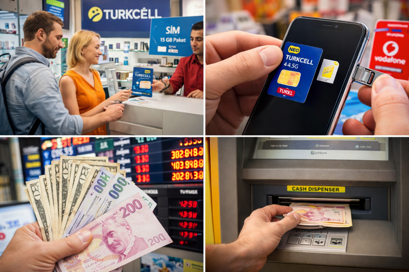 Türkiye’de SIM Kart ve Para Kullanımı Hakkında Bilmeniz Gerekenler