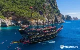 Belek otellerinden BIG KRAL Korsan tekne turu — 5/11