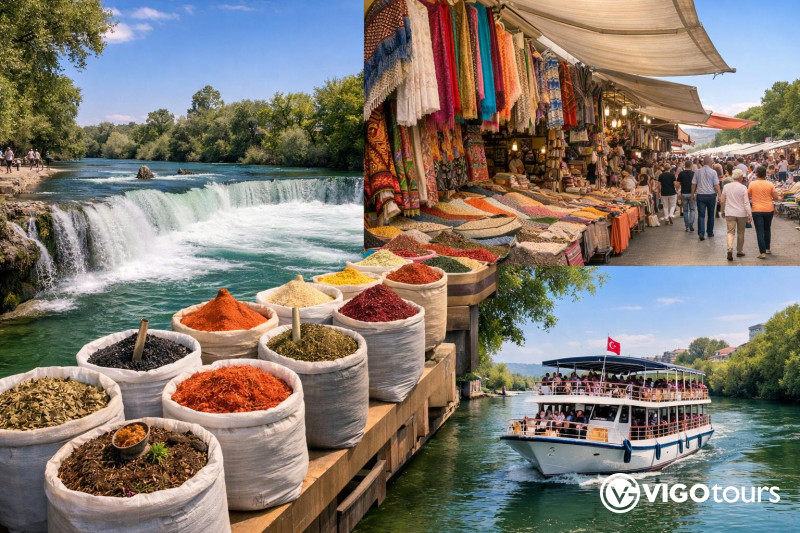 Manavgat Tekne Turu: Şelale ve Pazar Ziyareti