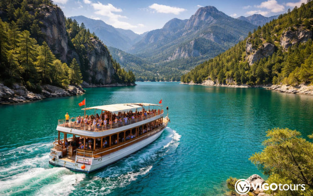 Лодочная прогулка в Зелёный каньон из Сиде | Экскурсия