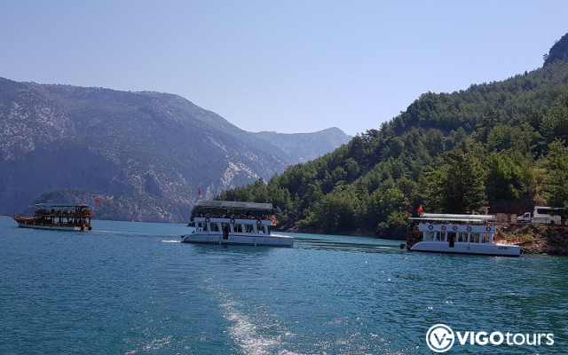 Green Canyon Boat Trip from Belek: Lake Cruise & Lunch
