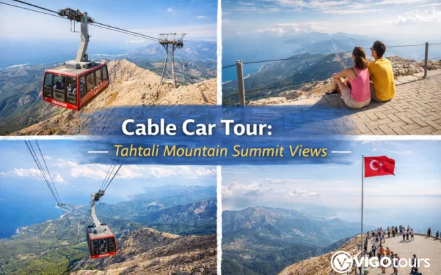 Antalya Seilbahn: Tahtali Berg Gipfel mit Panoramablick — 1/11
