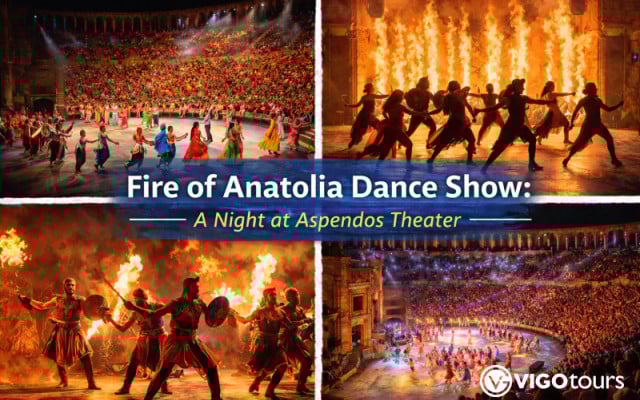 Fire of Anatolia Tanzshow im Aspendos Theater von Alanya