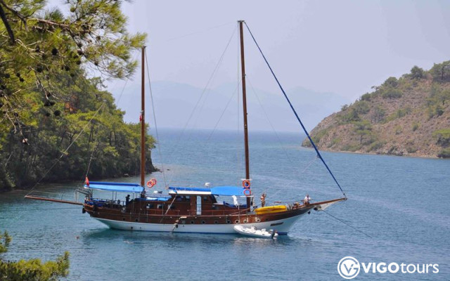 Blue cruise from Fethiye to Marmaris 4 days