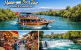 Manavgat Flussfahrt ab Side mit Wasserfall und Basar — 6/9