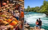 Manavgat Flussfahrt ab Side mit Wasserfall und Basar — 7/9