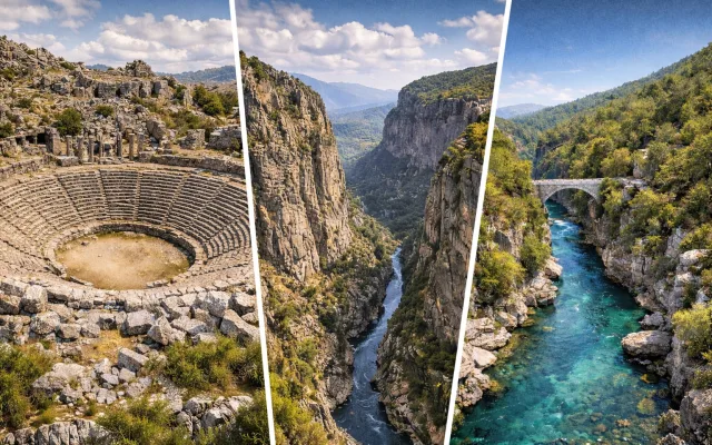 Eagle Canyon & Selge Ancient City Day Tour Experience
