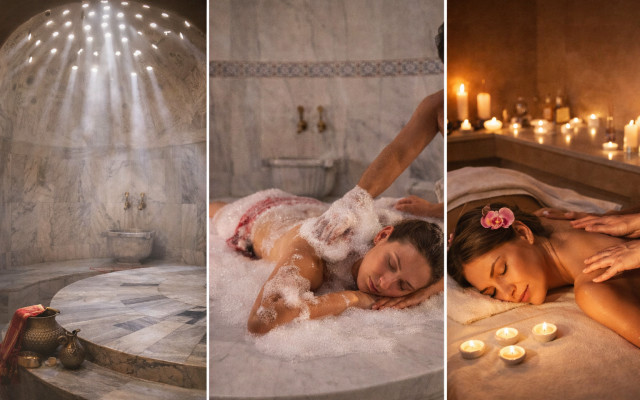 Side Turkish Bath with Full Wellness Massage
